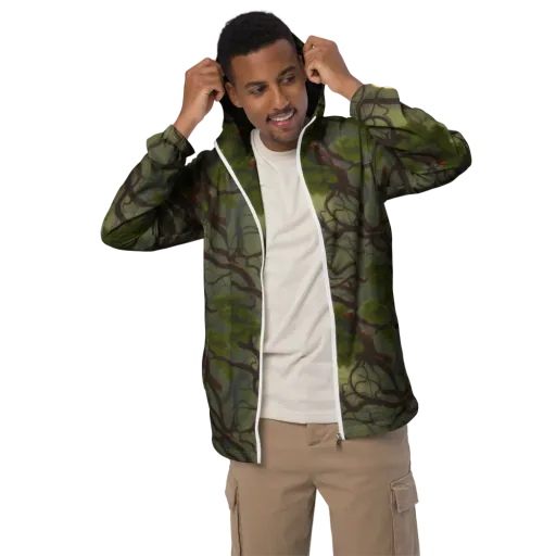 Mosslight Canopy on a Men's Windbreaker