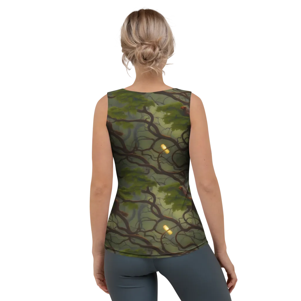 Mosslight Canopy on Women's Tank Top — Back