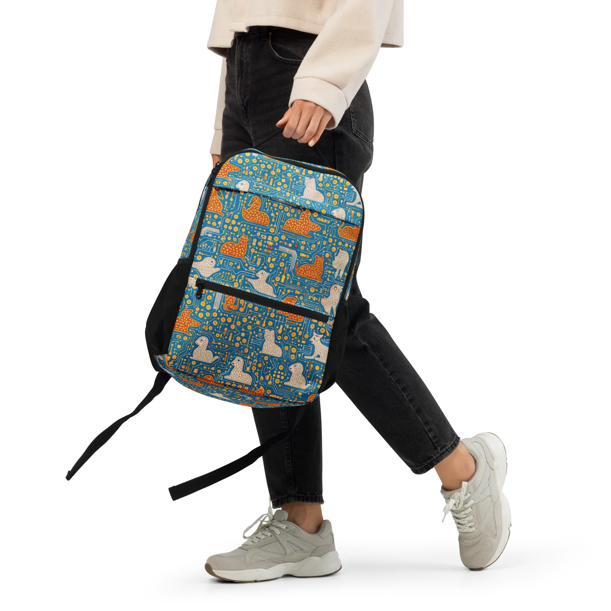 Copper Circuit Warren on Utility Backpack — Front 2