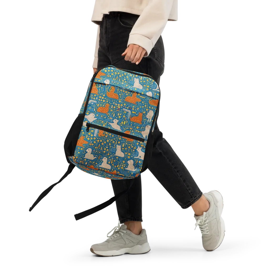 Copper Circuit Warren on Utility Backpack — Front 2