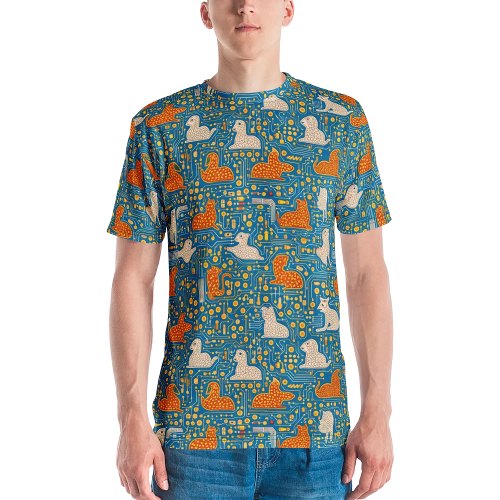 Copper Circuit Warren on Men's Crew Neck T-Shirt — Front