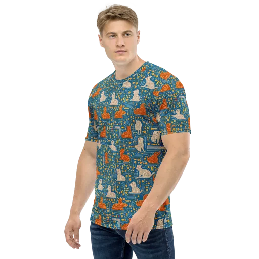Copper Circuit Warren on a Men's Crew Neck T-Shirt