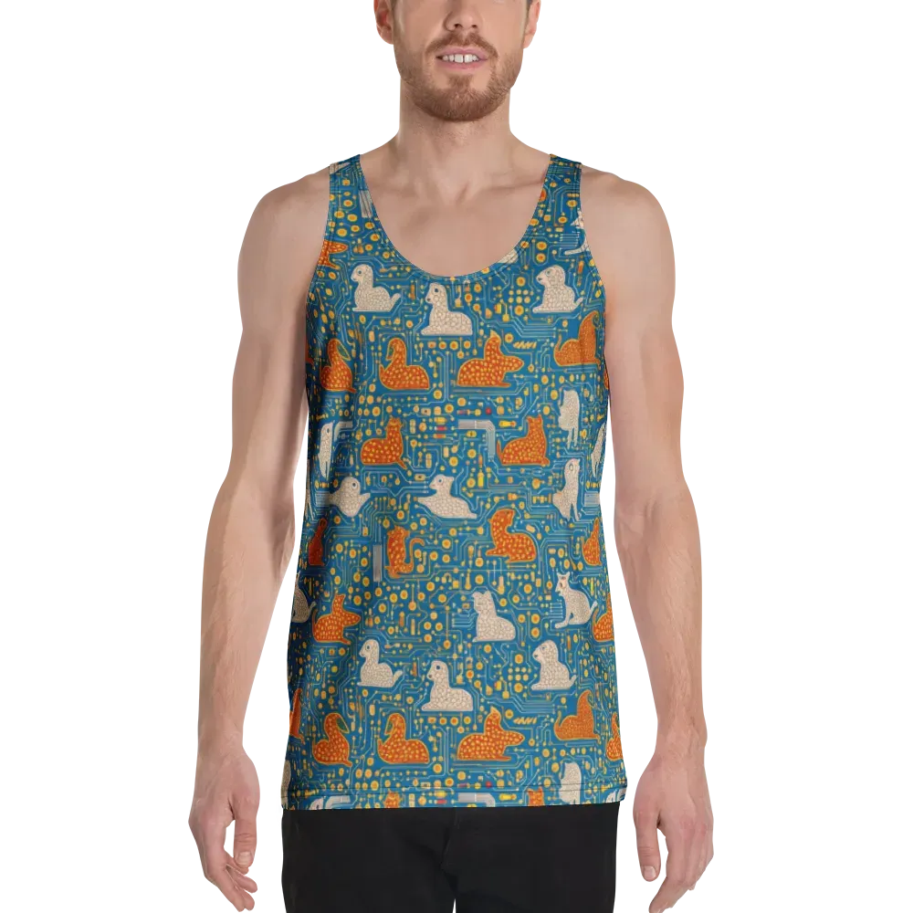 Copper Circuit Warren on Men's Tank Top — Front