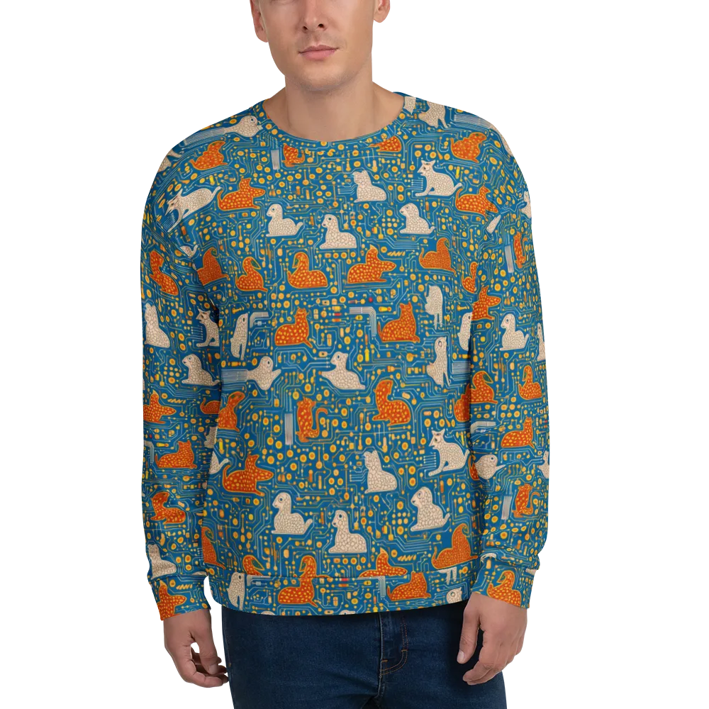 Copper Circuit Warren on Sweatshirt — Front