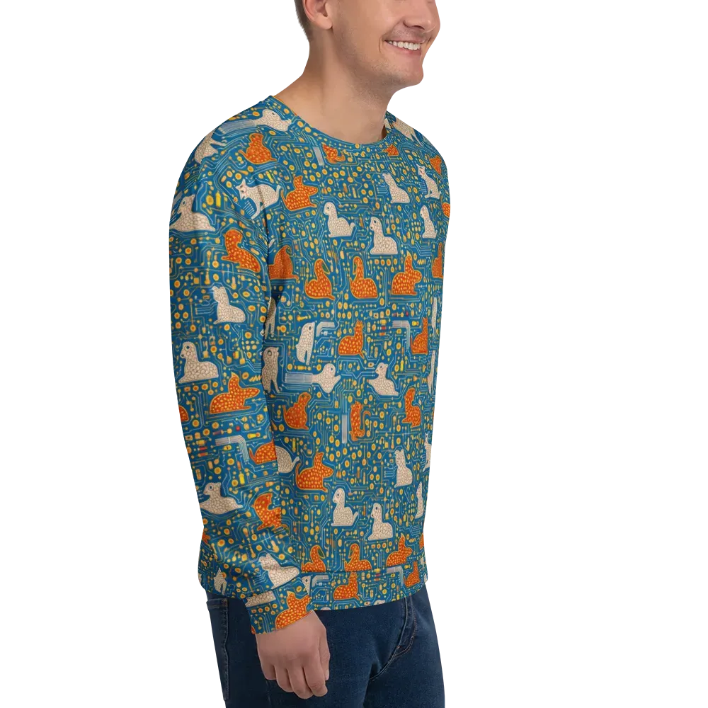Copper Circuit Warren on Sweatshirt — Right Front