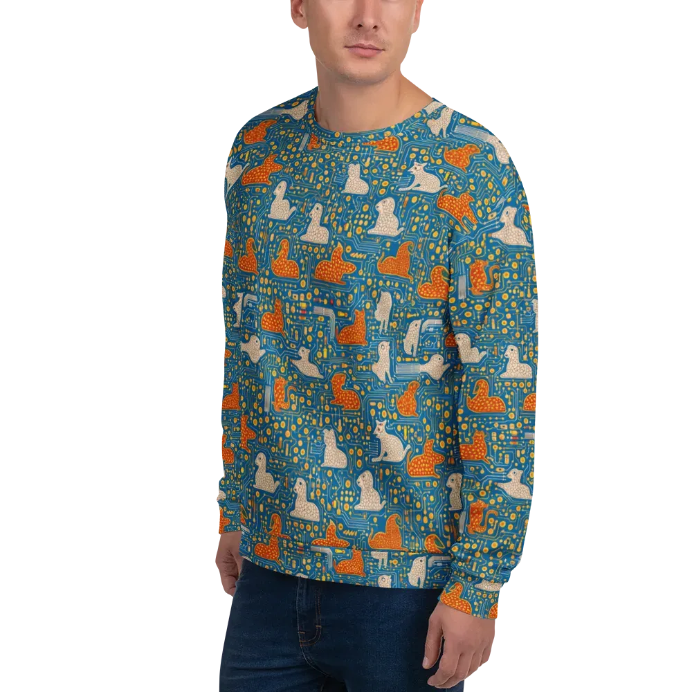 Copper Circuit Warren on Sweatshirt — Left Front
