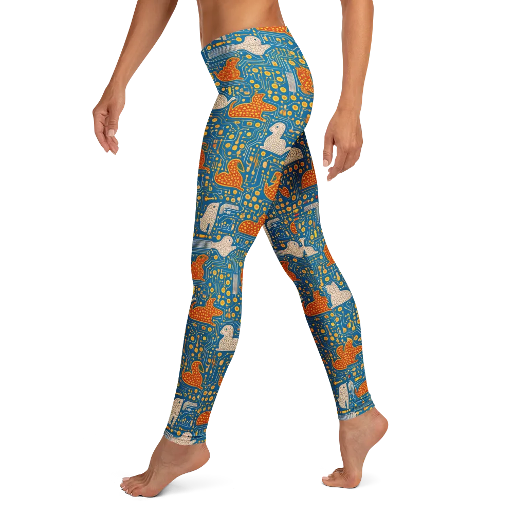 Copper Circuit Warren on Leggings — Left