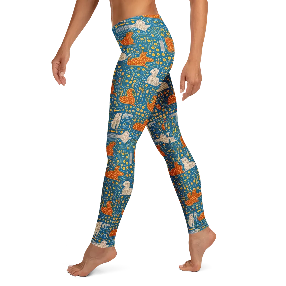 Copper Circuit Warren on Leggings — Left