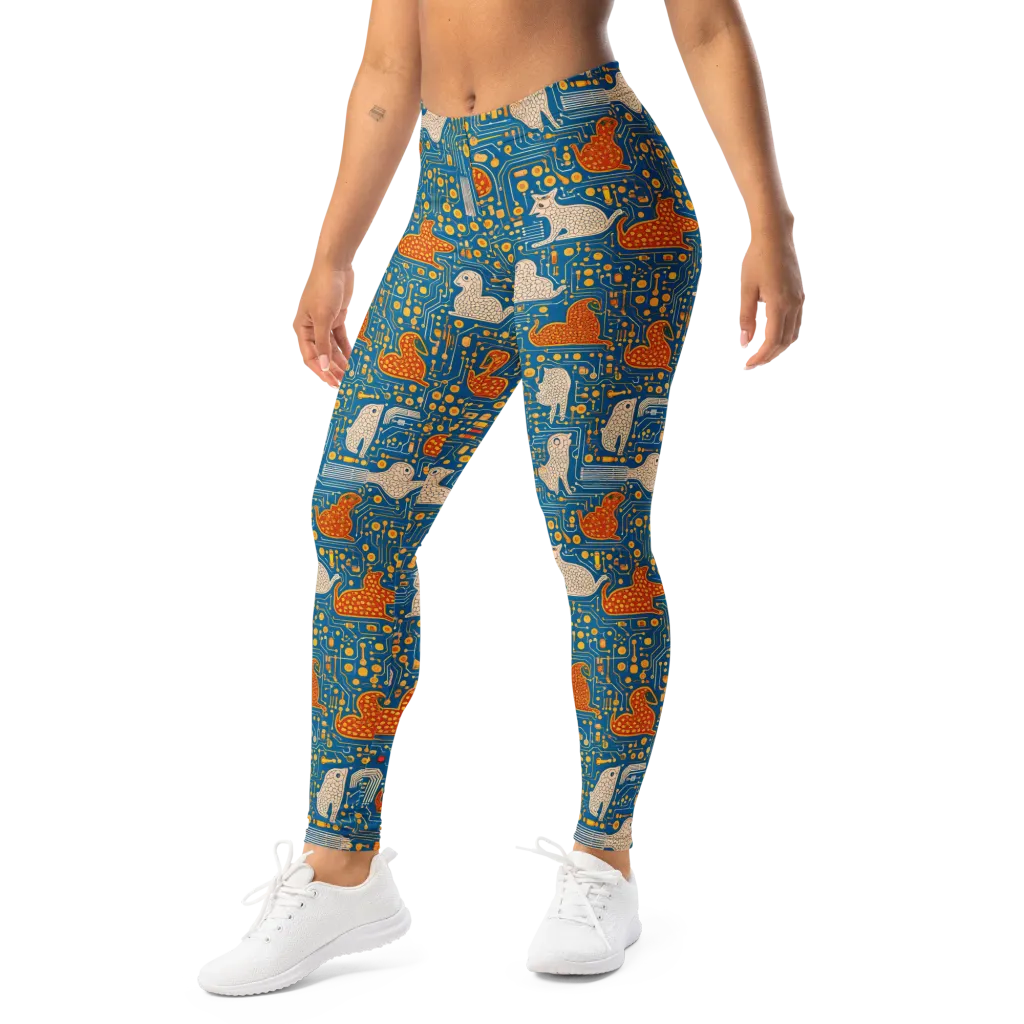 Copper Circuit Warren on Leggings — Print file
