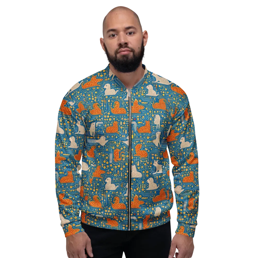 Copper Circuit Warren on Bomber Jacket — Front
