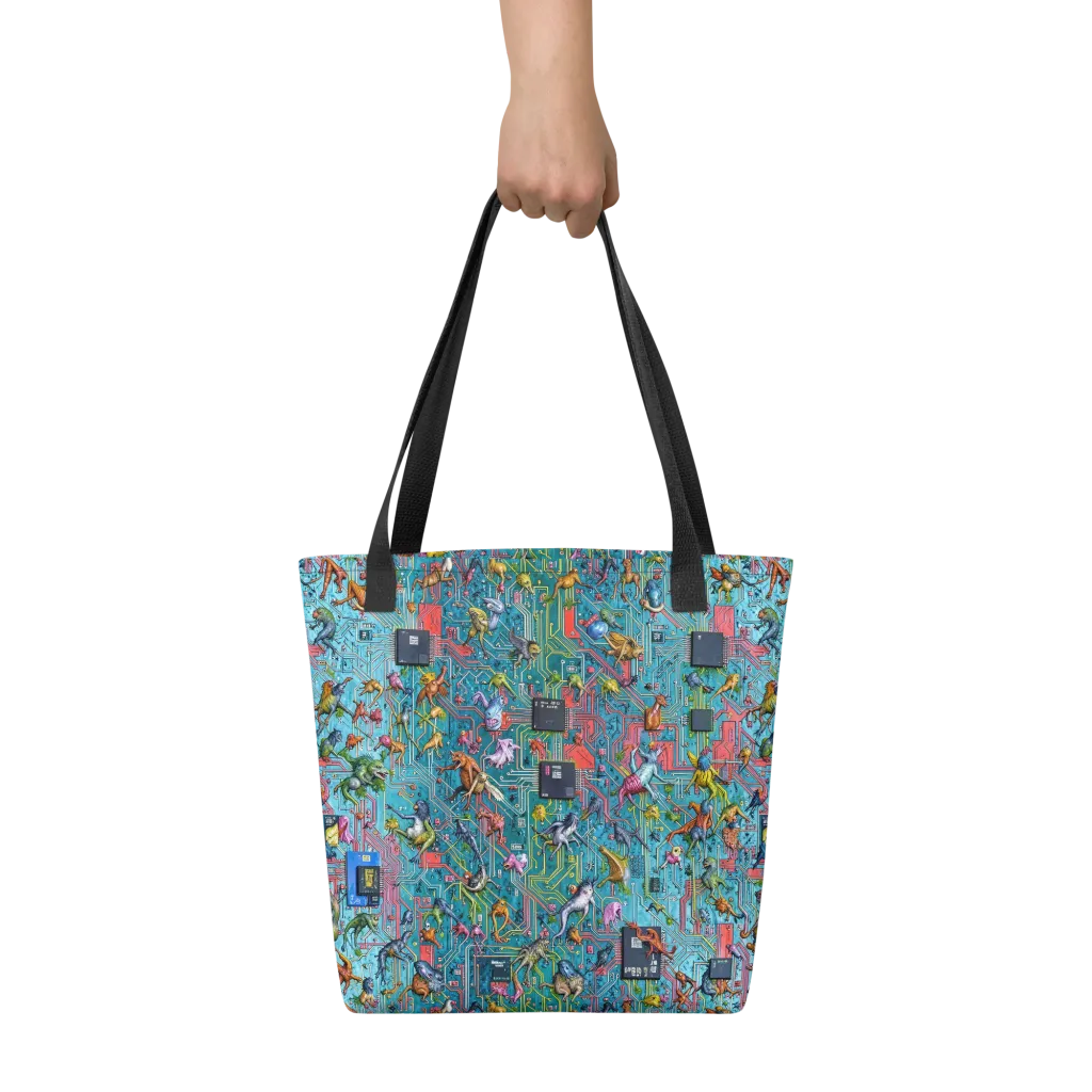 Circuit Menagerie on Tote Bag — Print file