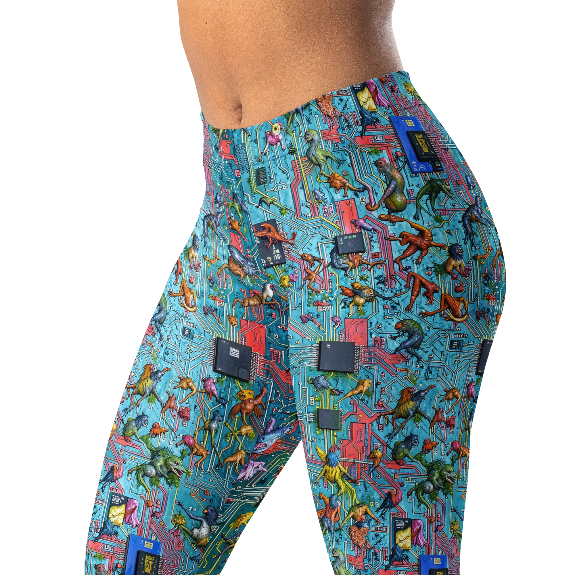 Circuit Menagerie on Leggings — Print file