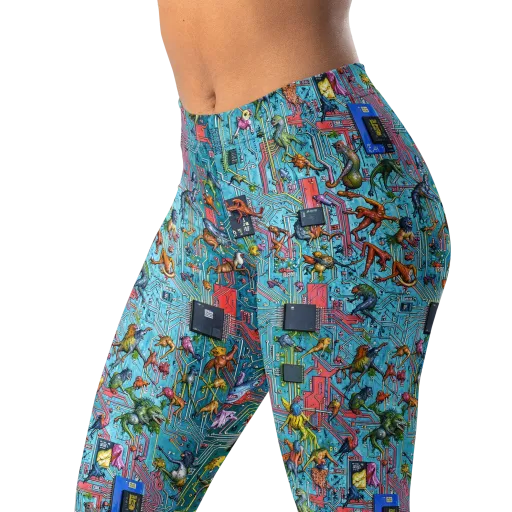 Circuit Menagerie on a Leggings