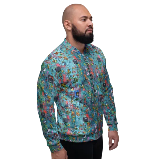 Circuit Menagerie on a Bomber Jacket