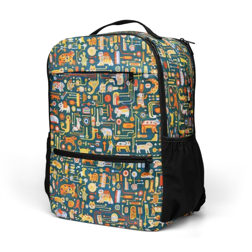 Circuit Critters on a Utility Backpack