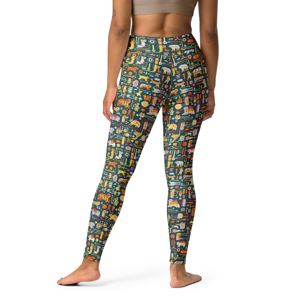 Circuit Critters on Yoga Leggings — Print file
