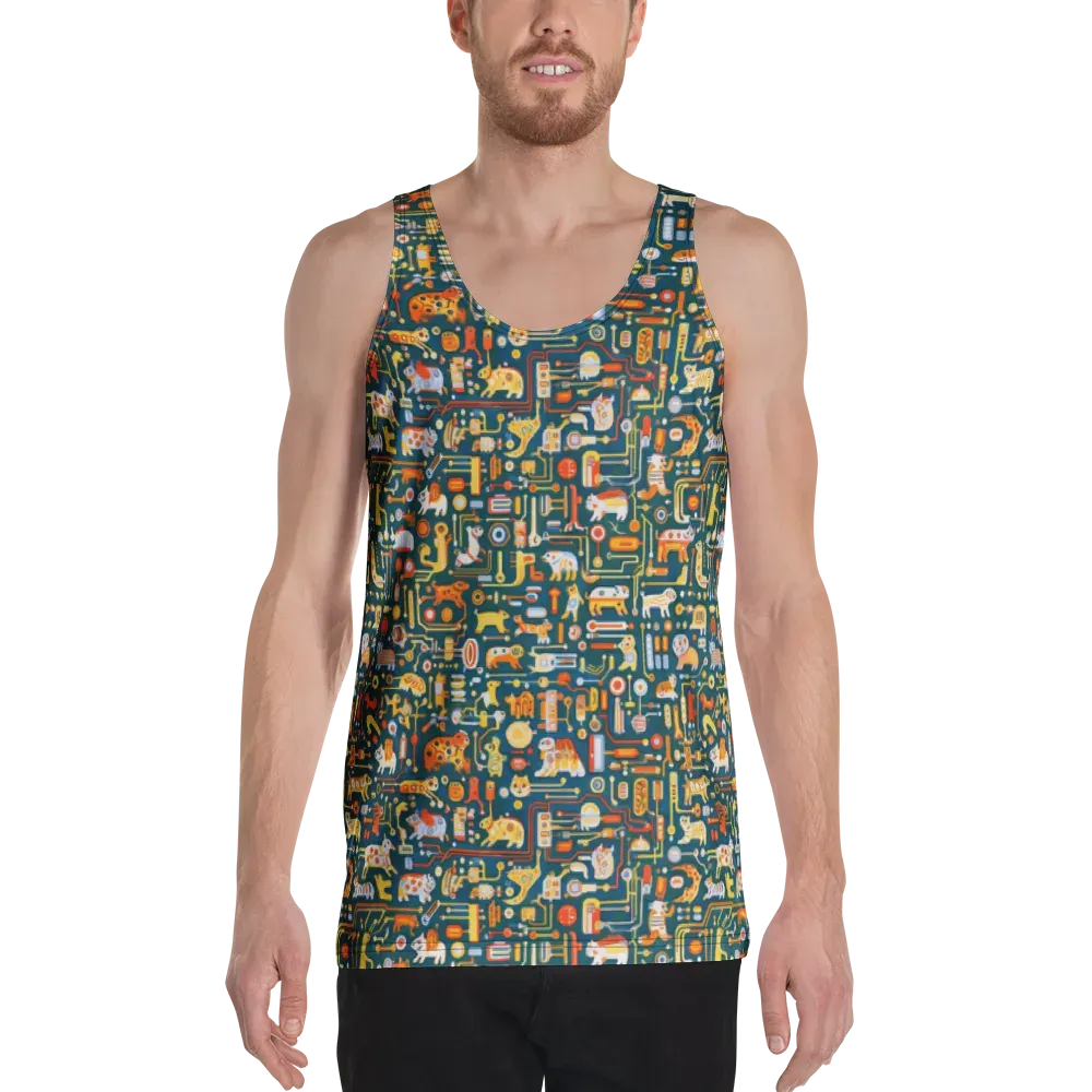 Circuit Critters on Men's Tank Top — Front