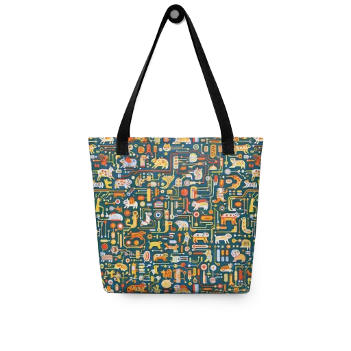 Circuit Critters on a Tote Bag