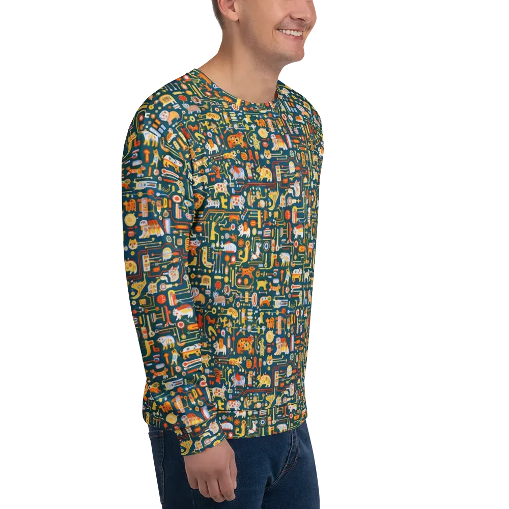 Circuit Critters on Sweatshirt — Right Front