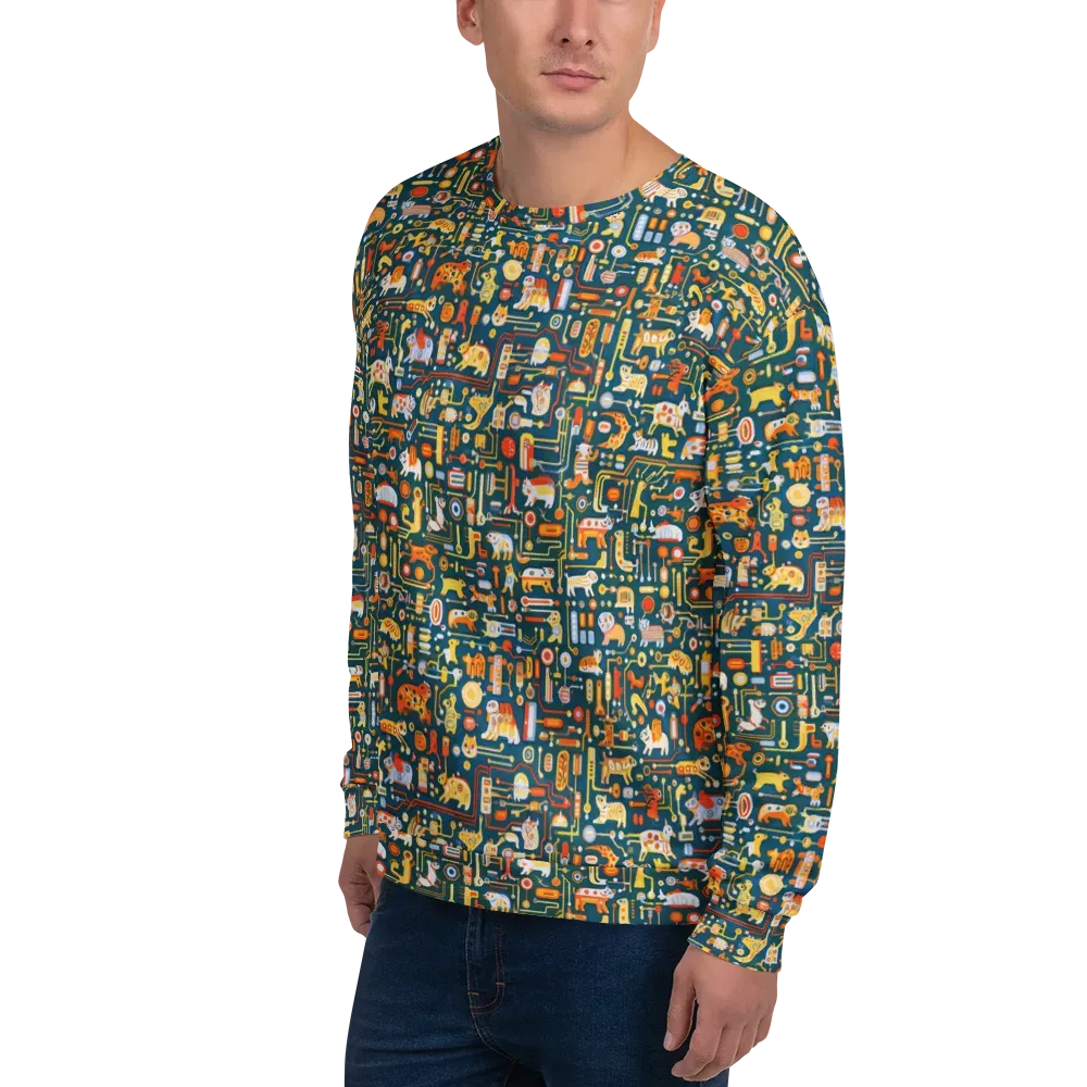 Circuit Critters on Sweatshirt — Left Front
