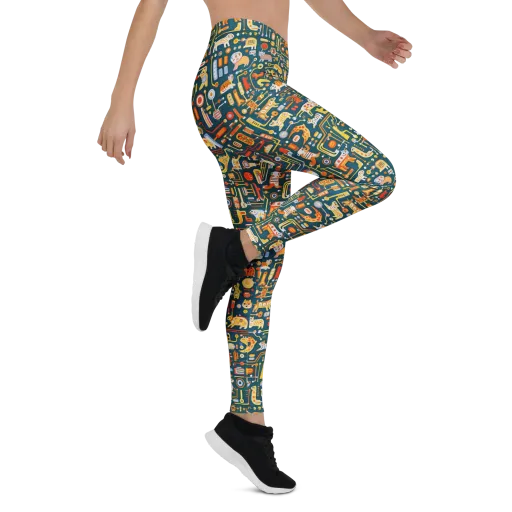 Circuit Critters on a Leggings