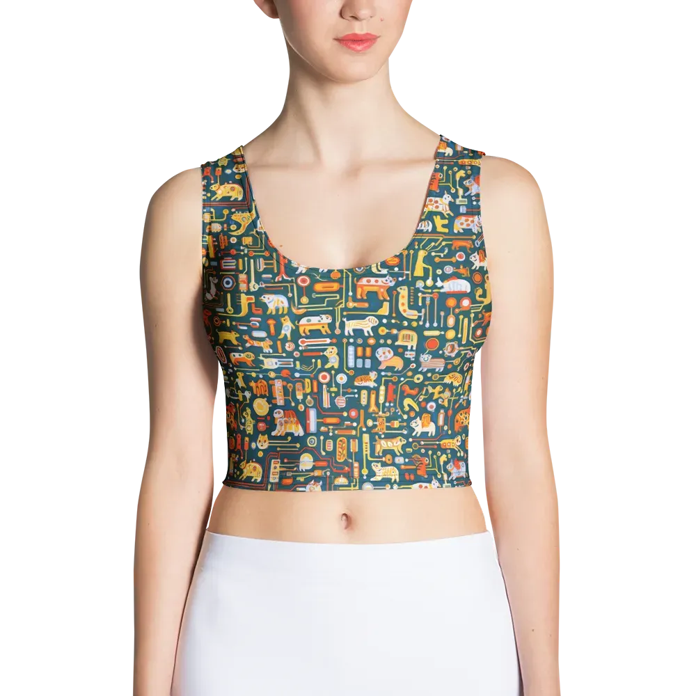 Circuit Critters on Crop Top — Front