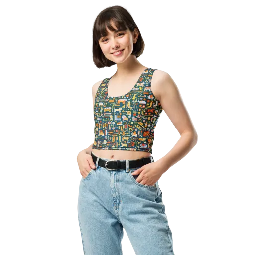 Circuit Critters on a Crop Top