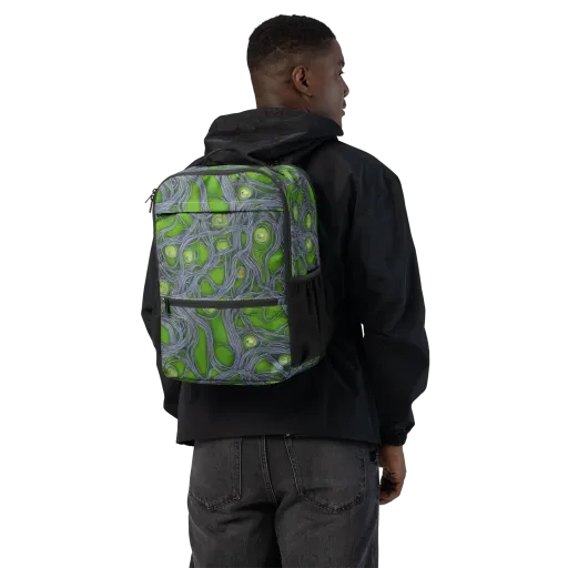 Neon Mycelium on a Utility Backpack
