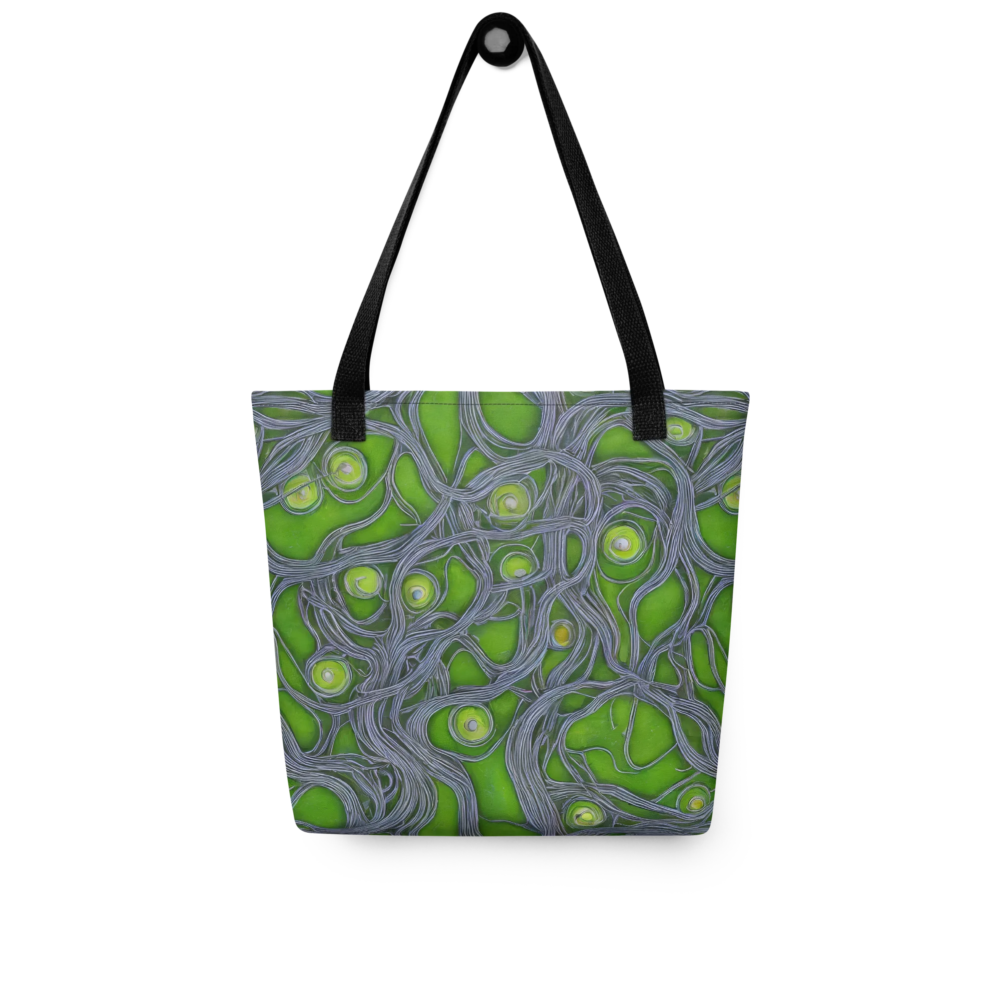 Neon Mycelium on Tote Bag — Front