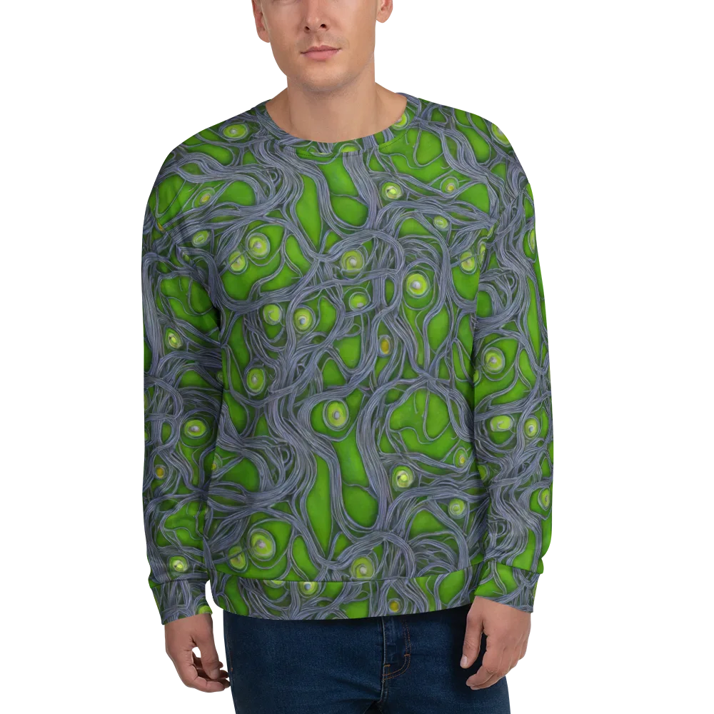 Neon Mycelium on Sweatshirt — Front