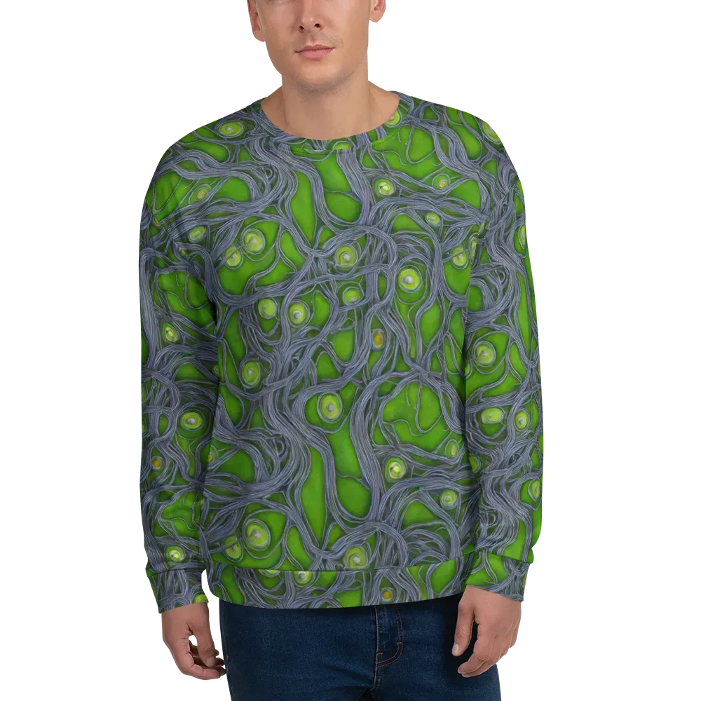 Neon Mycelium on Sweatshirt — Front