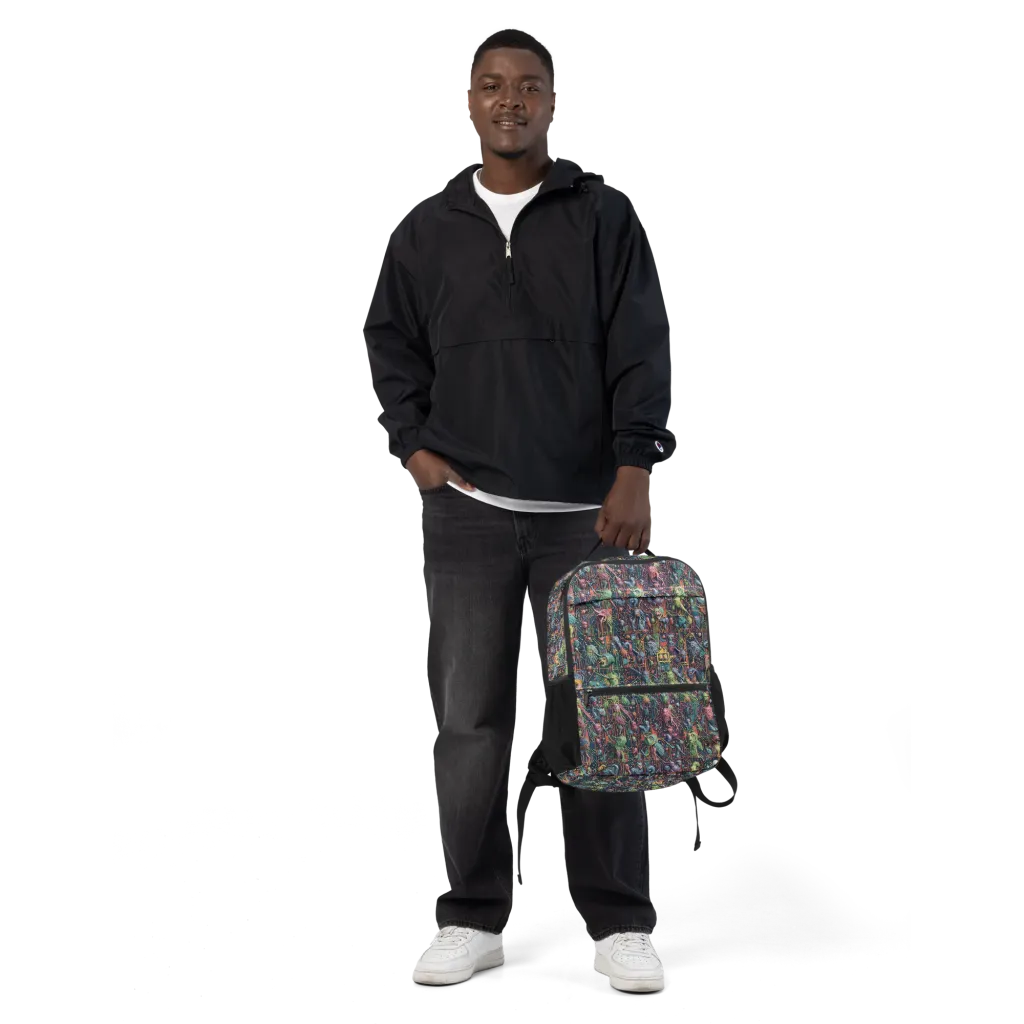 Circuit Beastiary on Utility Backpack — Front