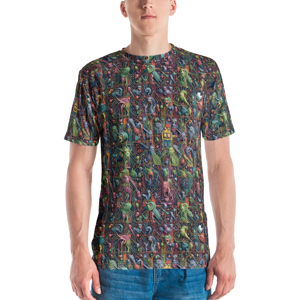 Circuit Beastiary on Men's Crew Neck T-Shirt — Front