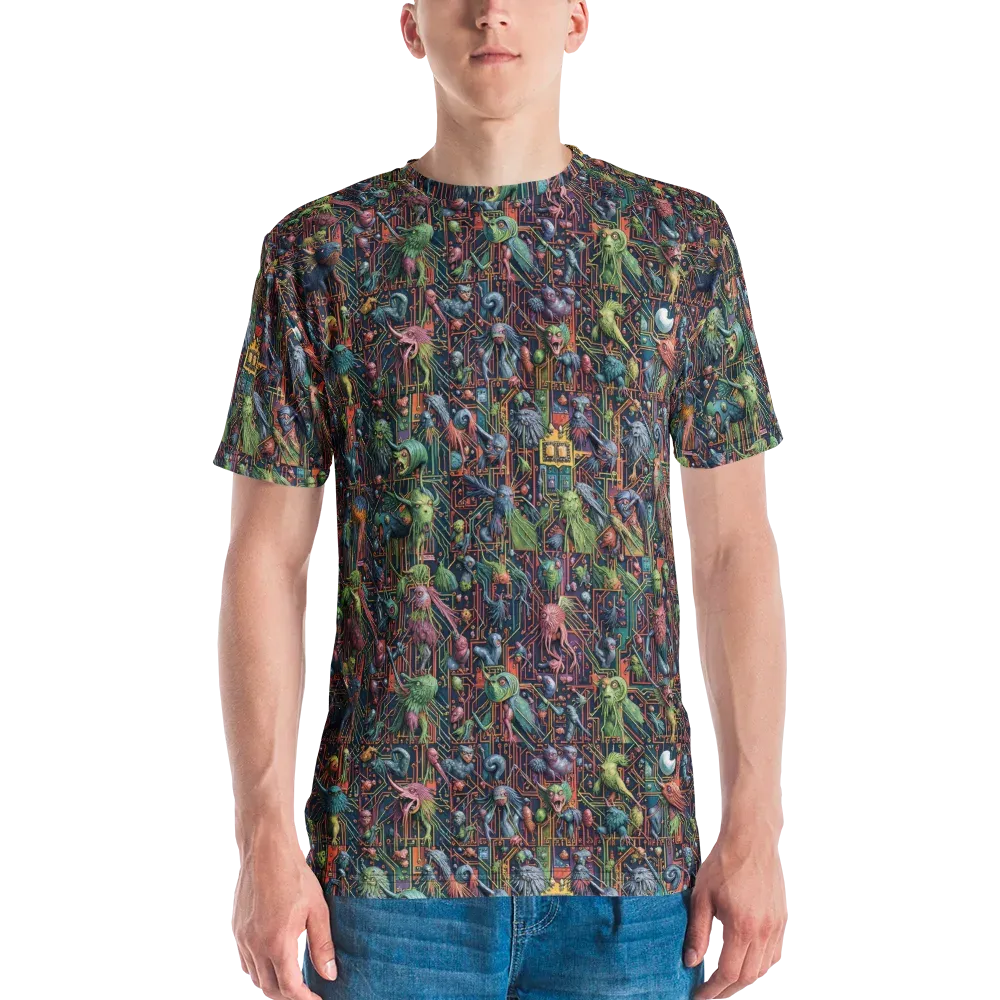 Circuit Beastiary on Men's Crew Neck T-Shirt — Front