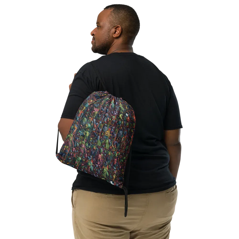 Circuit Beastiary on Drawstring Bag — Print file