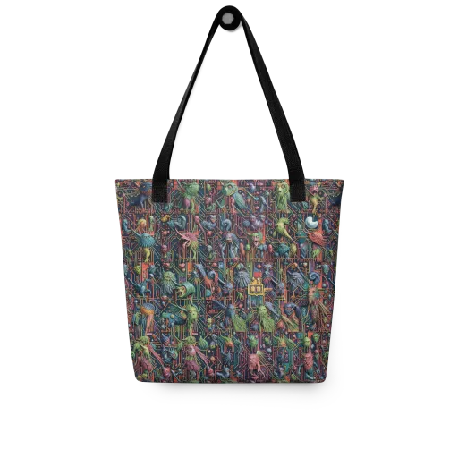 Circuit Beastiary on a Tote Bag