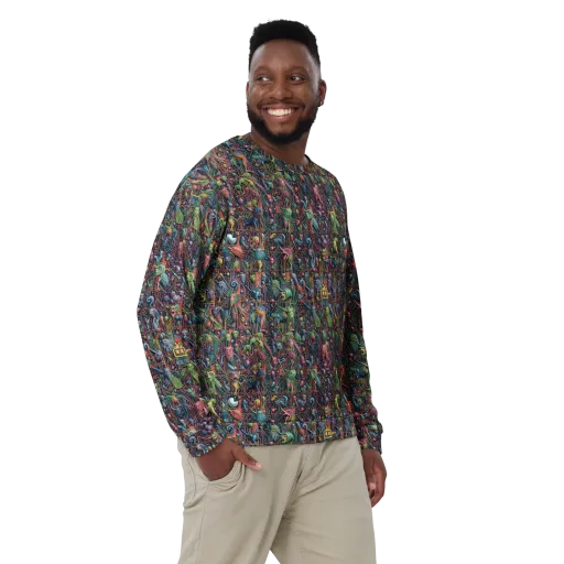 Circuit Beastiary on a Sweatshirt