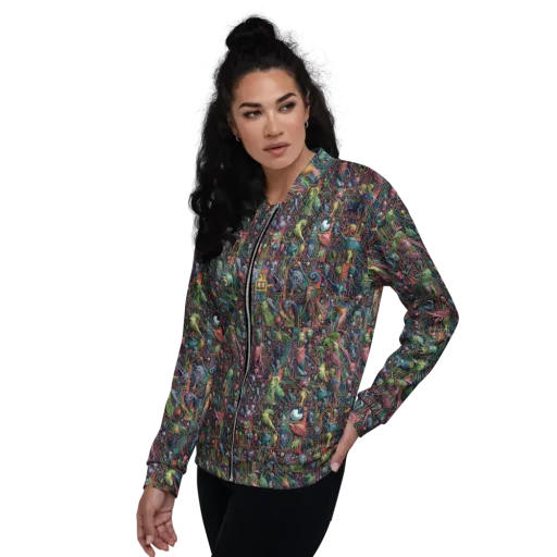 Circuit Beastiary on a Bomber Jacket