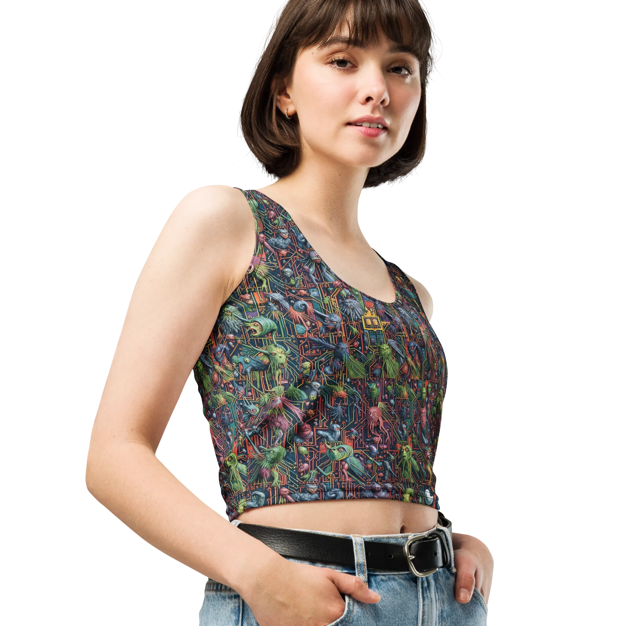 Circuit Beastiary on Crop Top — Print file