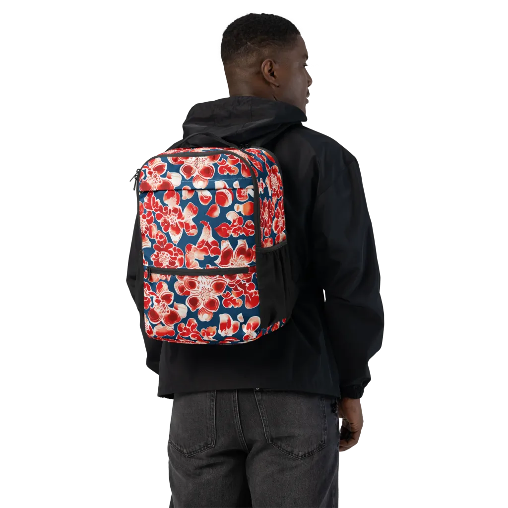 Crimson Midnight on Utility Backpack — Back