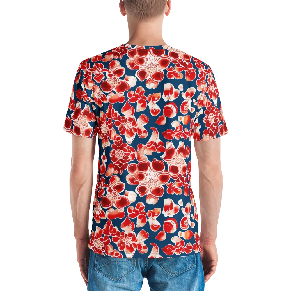 Crimson Midnight on Men's Crew Neck T-Shirt — Back