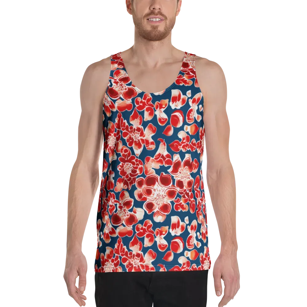 Crimson Midnight on Men's Tank Top — Front