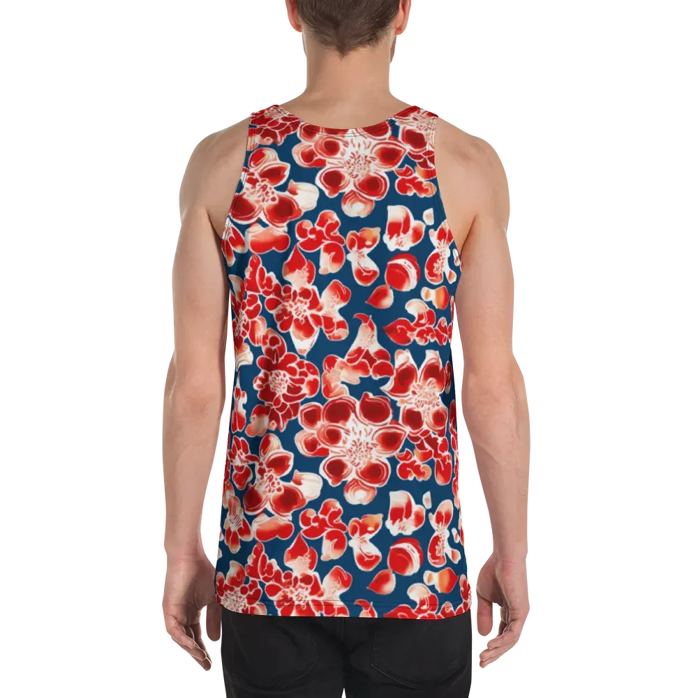 Crimson Midnight on Men's Tank Top — Back