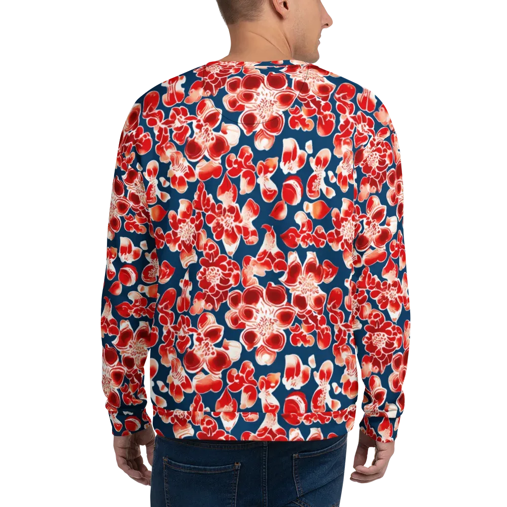 Crimson Midnight on Sweatshirt — Back