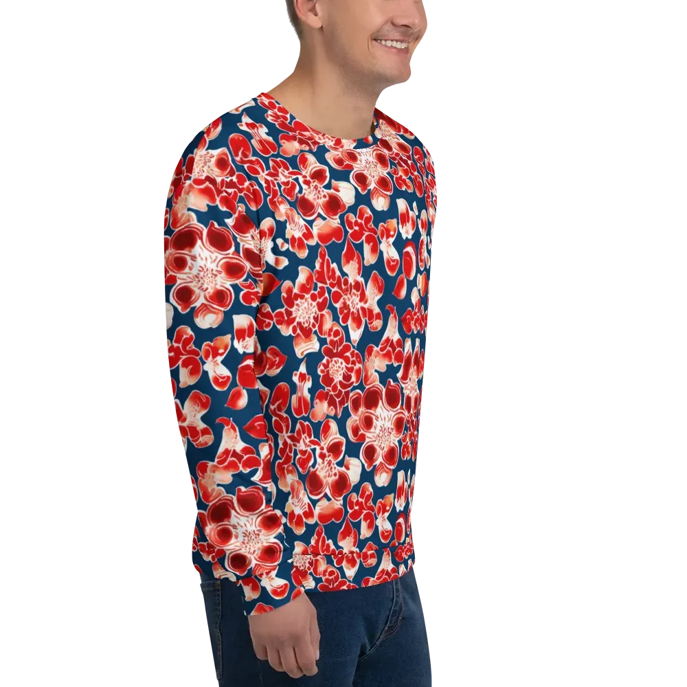 Crimson Midnight on Sweatshirt — Right Front