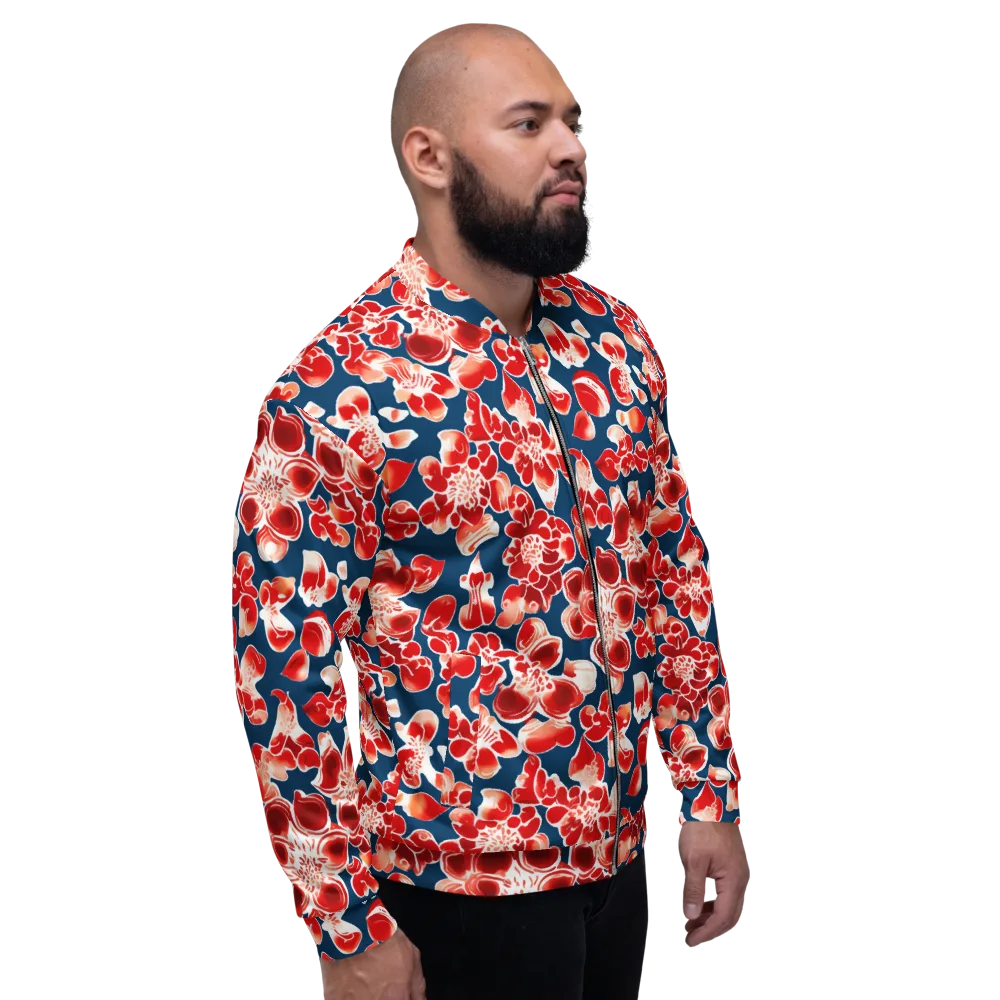 Crimson Midnight on Bomber Jacket — Back print