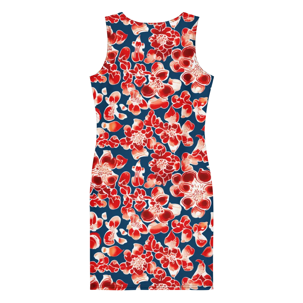 Crimson Midnight on Bodycon Dress — Print file
