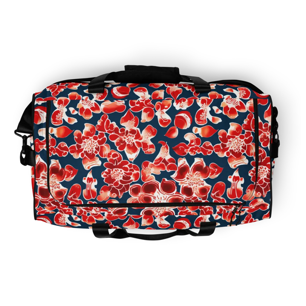 Crimson Midnight on Duffle Bag — Top print