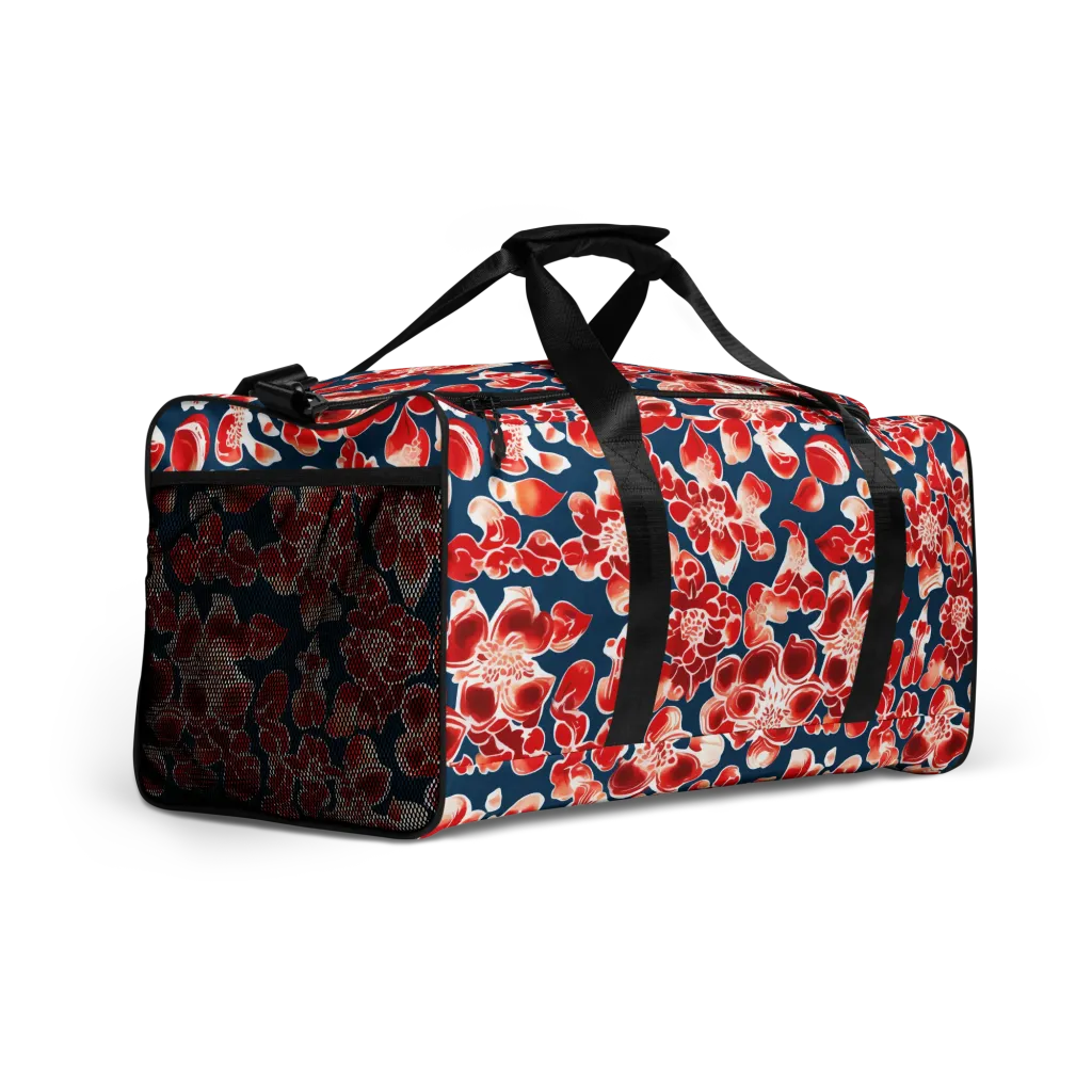Crimson Midnight on Duffle Bag — Front print