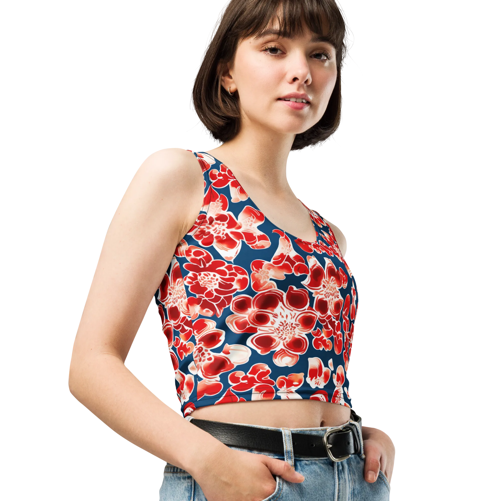 Crimson Midnight on Crop Top — Print file